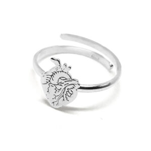 Anello cuore piccolo argento