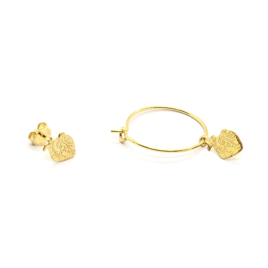 Demi Hoops 2 cm oro
